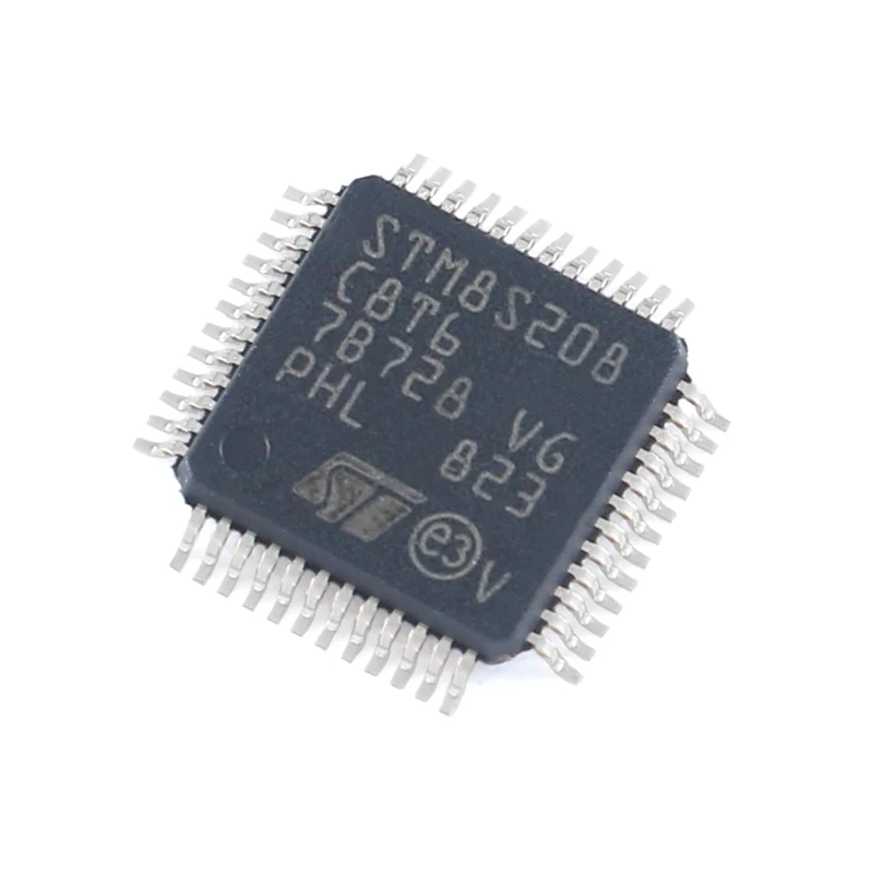 10PCS/Pack New Original STM8S208C8T6 LQFP-48 24MHz/64KB Flash / 8-bit microcontroller -MCU
10PCS/Pack New Original STM8S208C8T6 LQFP-48 24MHz/64KB Flash / 8-bit microcontroller -MCU