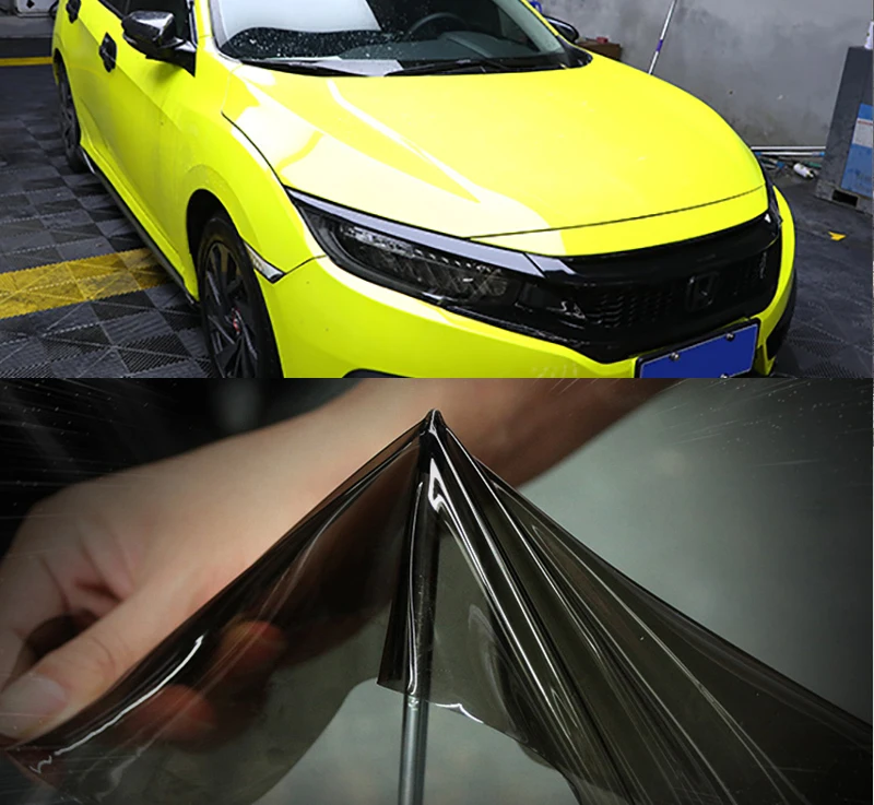 Car Styling improvements Honda Civic 2016 2017 2018 2019 headlight lampshades smoky gloss black clear film
Car Styling improvements Honda Civic 2016 2017 2018 2019 headlight lampshades smoky gloss black clear film