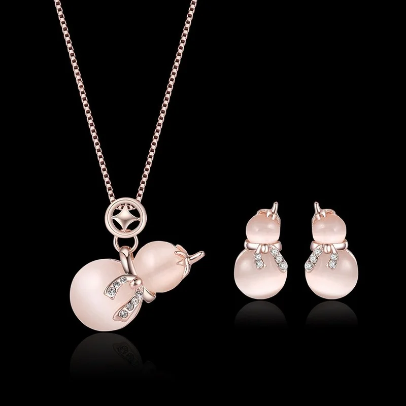 Set of Natural Opal Hand-carved Gourd Pendant Fashion Boutique Jewelry Men and Women Necklace Earrings Two-piece Set
Set of Natural Opal Hand-carved Gourd Pendant Fashion Boutique Jewelry Men and Women Necklace Earrings Two-piece Set