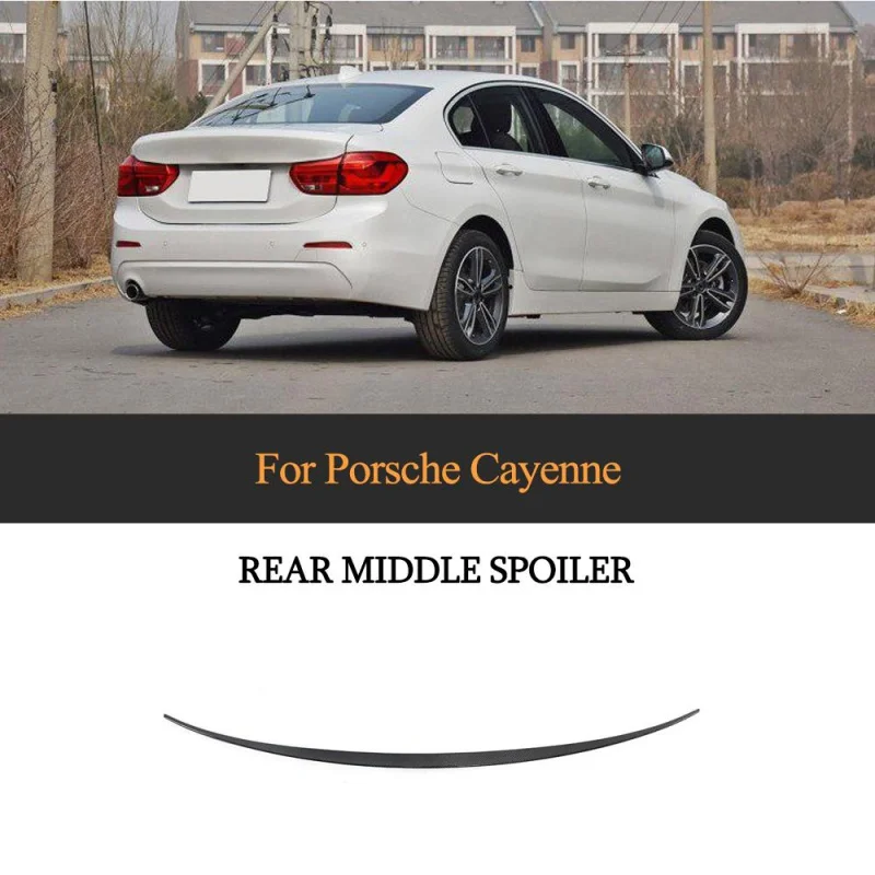For Porsche Caynne 2018 - 2020 Car Rear Middle Spoiler Wing Real Carbon Fiber Rear Wing Boot Lip Spoiler Not for Coupe
For Porsche Caynne 2018 - 2020 Car Rear Middle Spoiler Wing Real Carbon Fiber Rear Wing Boot Lip Spoiler Not for Coupe