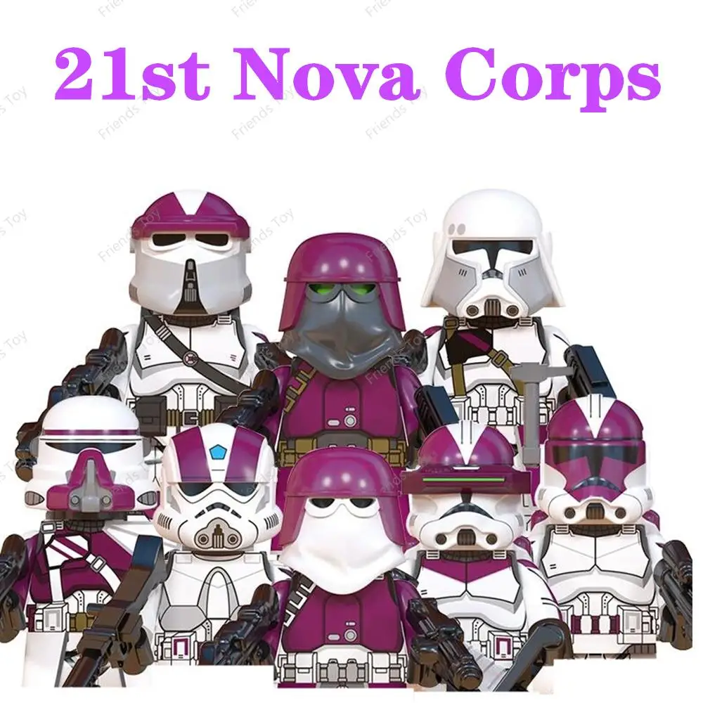 

21st Nova Corps Ranco Jabba Dewback Tauntaun 501st Legion Stormtroopers Clone Troopers Dogma Rex Figure MOC Blocks Bricks