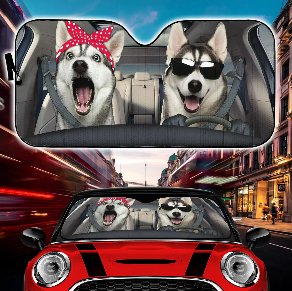 Funny Husky Couple Car Auto Sunshades Animal Dog Driver Car Windshield Sunshade Car Accessories
Funny Husky Couple Car Auto Sunshades Animal Dog Driver Car Windshield Sunshade Car Accessories