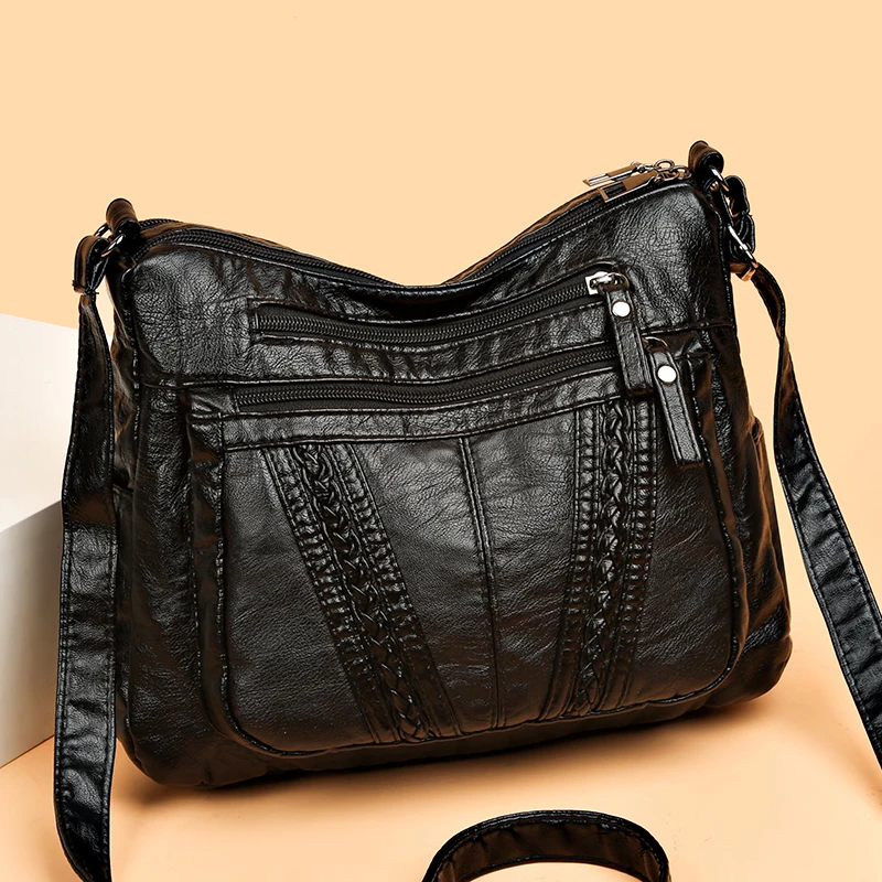 womens Leather Shoulder Bags leisure Crossbody Bag for WomenHigh Quality PU tote Luxury Designer High-capacity Messenger Bag
womens Leather Shoulder Bags leisure Crossbody Bag for WomenHigh Quality PU tote Luxury Designer High-capacity Messenger Bag