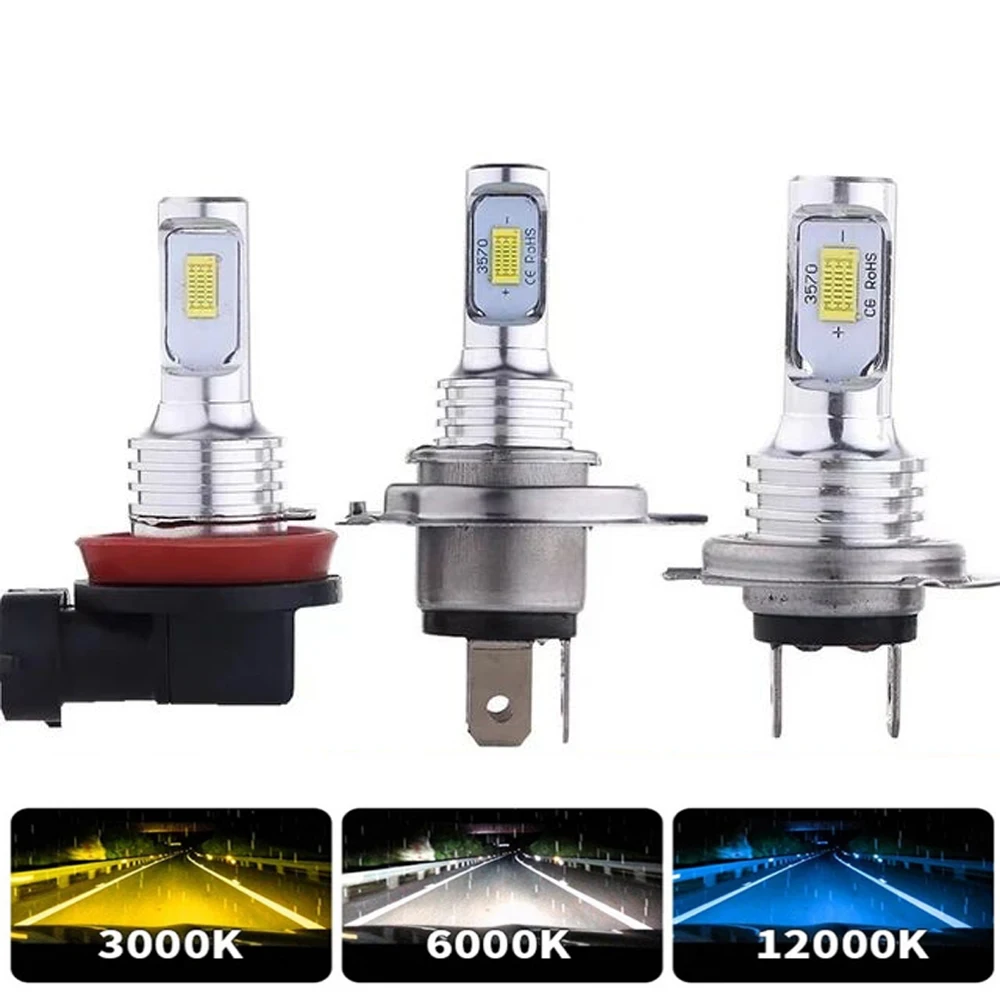 2Pcs H7 Super Bright Lamps H4 H11 H8 H9 H1 9005 HB3 9006 HB4 880 881 Mini Size 80W 16000LM Headlamp 6500K White Fog Lamp
2Pcs H7 Super Bright Lamps H4 H11 H8 H9 H1 9005 HB3 9006 HB4 880 881 Mini Size 80W 16000LM Headlamp 6500K White Fog Lamp