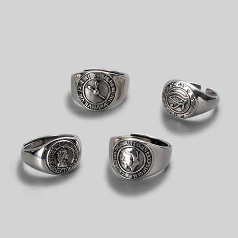 Rings for Women Men Punk Hiphop Figure Letter 925 Sterling Silver Rings Wide Evil Eye Ring Party Birtyday Wedding Jewelry
Rings for Women Men Punk Hiphop Figure Letter 925 Sterling Silver Rings Wide Evil Eye Ring Party Birtyday Wedding Jewelry