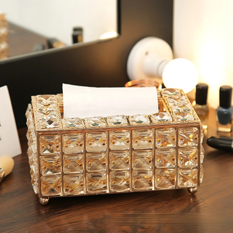 ZJH13 European Style Crystal Paper Towel Box Living Room Creative Light Luxury High-grade Ornaments Desktop Storage Tissue Box
ZJH13 European Style Crystal Paper Towel Box Living Room Creative Light Luxury High-grade Ornaments Desktop Storage Tissue Box