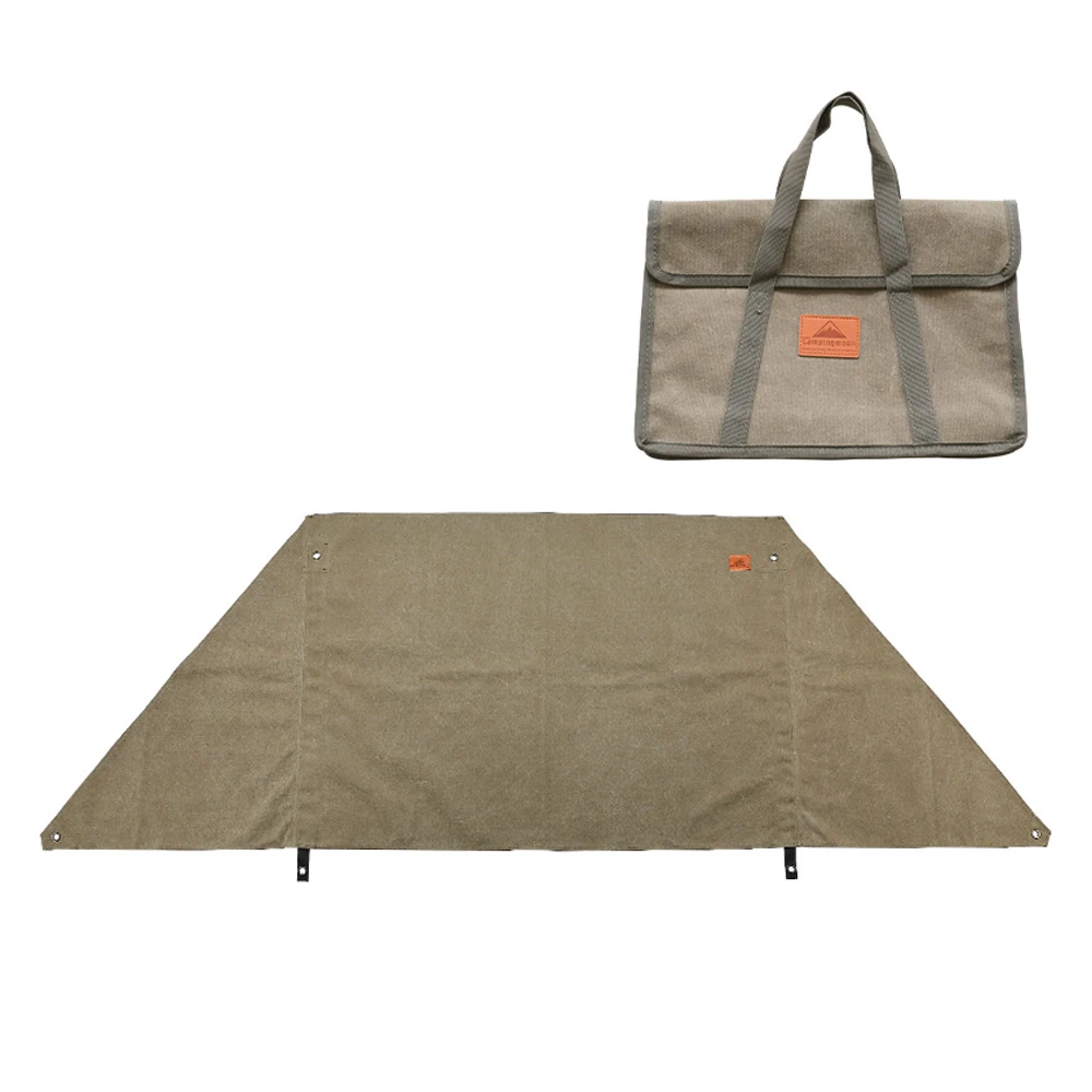CAMPINGMOON Large Canvas Outdoor Flames Retardant Mat Camping Fireproof Cloth Picnic Furnace Windshield Campfire Wind Screen
CAMPINGMOON Large Canvas Outdoor Flames Retardant Mat Camping Fireproof Cloth Picnic Furnace Windshield Campfire Wind Screen