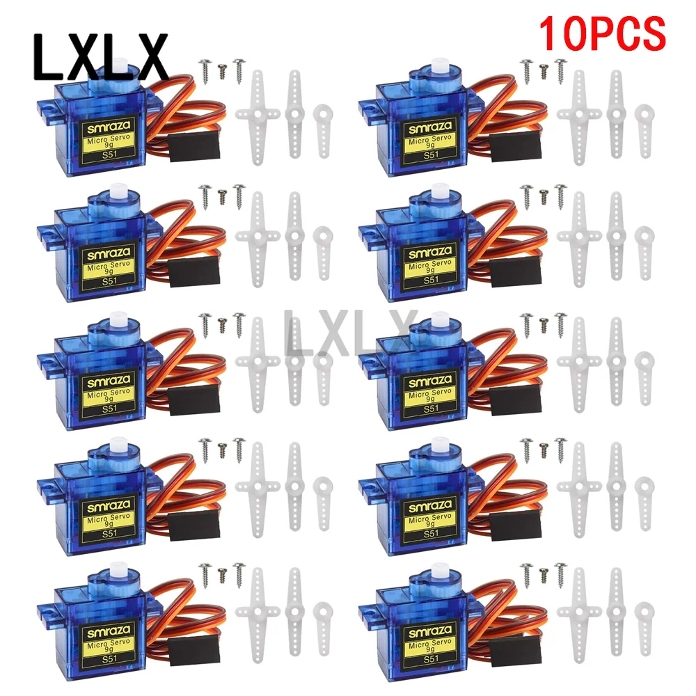 10pcs MG90S Metal Gear Plastic Gear Digital 9g Servo SG90 for RC Helicopters Aircraft Boats Cars MG90 9G 180 Degrees 360 Degrees
10pcs MG90S Metal Gear Plastic Gear Digital 9g Servo SG90 for RC Helicopters Aircraft Boats Cars MG90 9G 180 Degrees 360 Degrees