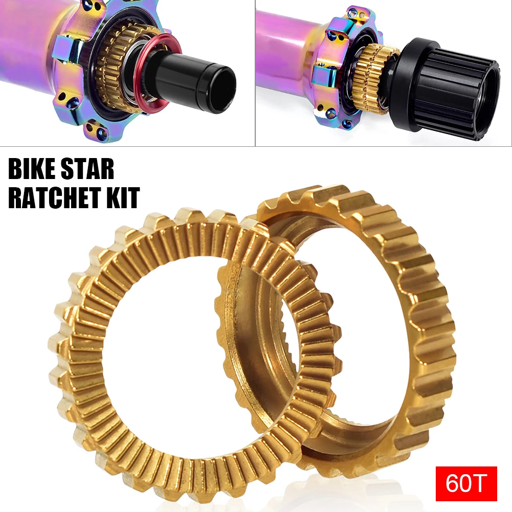 60T Bicycle Star Ratchet Bike Hub Service Upgrade Kit 6-degree for DT Swiss X1600/X1700/1501 Hubs Cycling Accessories
60T Bicycle Star Ratchet Bike Hub Service Upgrade Kit 6-degree for DT Swiss X1600/X1700/1501 Hubs Cycling Accessories