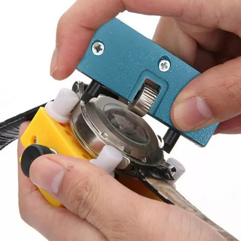 Stunning Rectangle Watch Back Case Cover Opener Remover Wrench Repair Kit Tool Practical Watch Repair Tool Watch opener reloj
Stunning Rectangle Watch Back Case Cover Opener Remover Wrench Repair Kit Tool Practical Watch Repair Tool Watch opener reloj