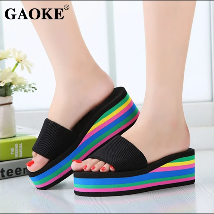 2022 Summer Women Sandal Slippers Platform Bath Slippers Wedge Beach Flip Flops High Heel Slippers Beach Slide Shoes New
2022 Summer Women Sandal Slippers Platform Bath Slippers Wedge Beach Flip Flops High Heel Slippers Beach Slide Shoes New