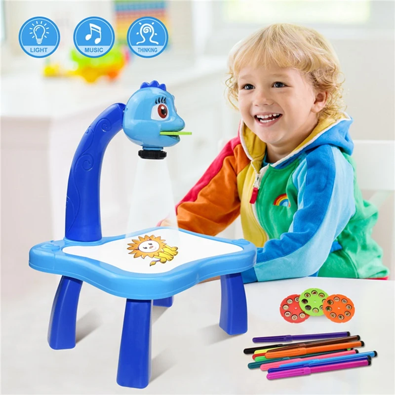 Children Led Projector Art Drawing Table Toys Kids Painting Board Desk Arts Educational Learning Paint Tools Toy
Children Led Projector Art Drawing Table Toys Kids Painting Board Desk Arts Educational Learning Paint Tools Toy