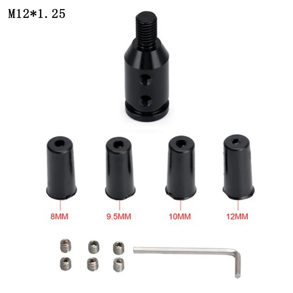 Universal Aluminum Shift Knob Shifter Adapter M12x1.25mm M10x1.5mm Shift Head Thread Converter
Universal Aluminum Shift Knob Shifter Adapter M12x1.25mm M10x1.5mm Shift Head Thread Converter