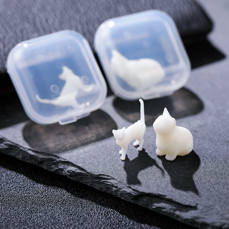 3D Three-dimensional Sitting Cat Model Mini Cat Crystal Epoxy Ab Glue Resin Diy Material Manual Filling
3D Three-dimensional Sitting Cat Model Mini Cat Crystal Epoxy Ab Glue Resin Diy Material Manual Filling