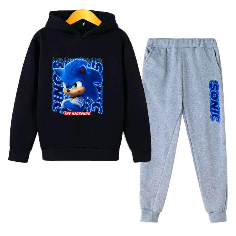 2022 Boys Girls Sportwear Set Kids Sonic Outfits Suits Children's Clothing Sweatshirt Pullover Hoodie+Jogging 2 piece Tracksuit
2022 Boys Girls Sportwear Set Kids Sonic Outfits Suits Children's Clothing Sweatshirt Pullover Hoodie+Jogging 2 piece Tracksuit