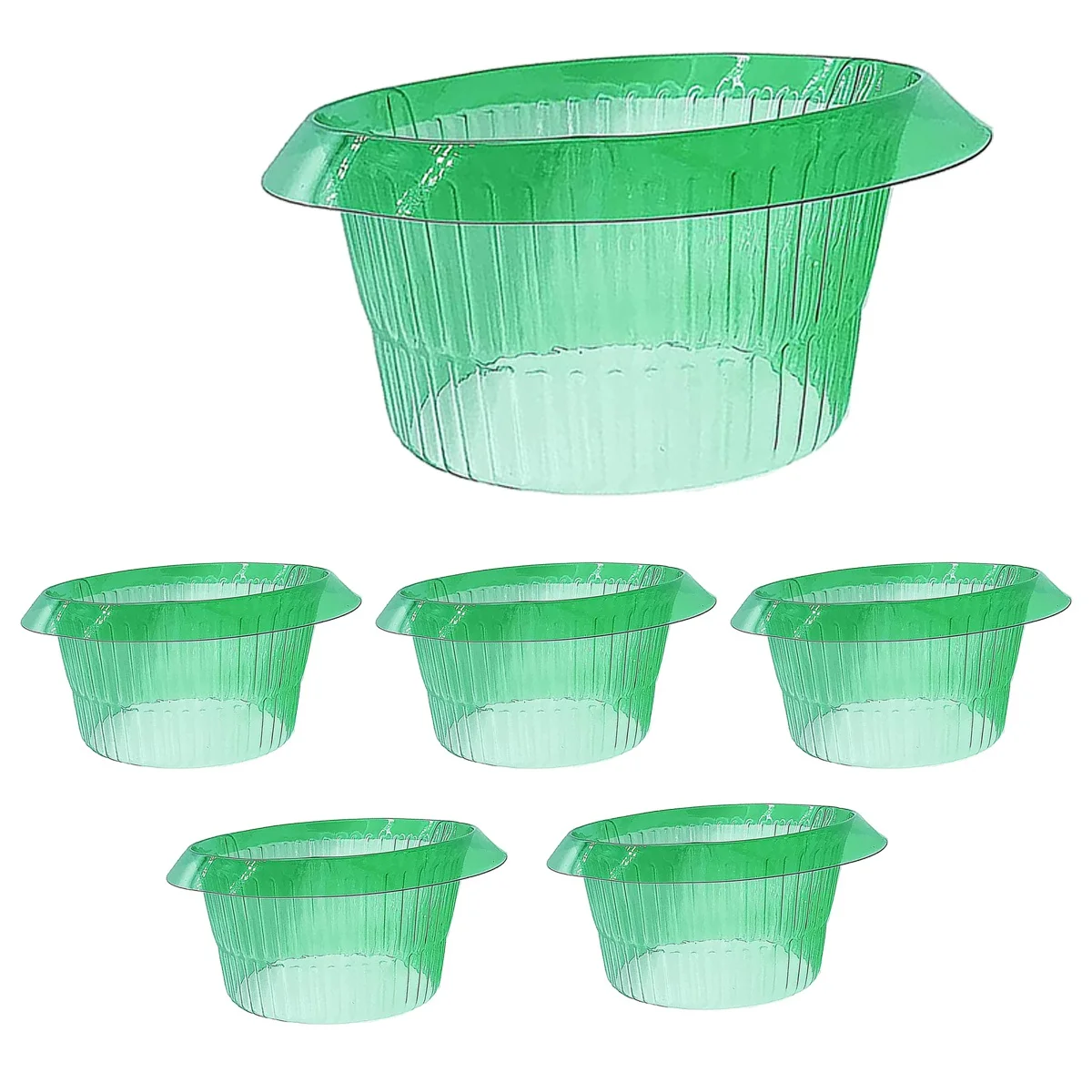 Garden Cloche,6 Pack Snail Plant Protection Collars,Snail Defense Without Chemistry, Snail Collar Protects Plants
Garden Cloche,6 Pack Snail Plant Protection Collars,Snail Defense Without Chemistry, Snail Collar Protects Plants