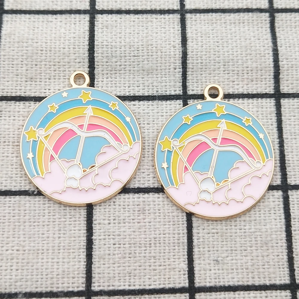 10pcs Bow Rainbow Charm for Jewelry Making Enamel Necklace Pendant Earring Accessories Metal Materials Diy Craft Supplies
10pcs Bow Rainbow Charm for Jewelry Making Enamel Necklace Pendant Earring Accessories Metal Materials Diy Craft Supplies