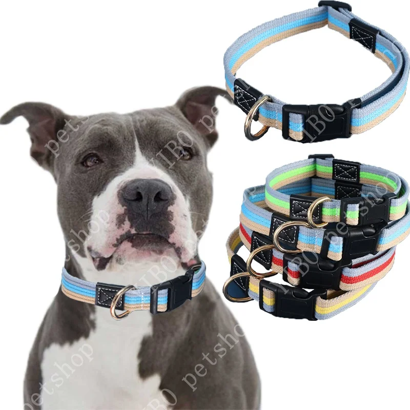 Canvas Strong and Durable Pet Collar Dog Collar Adjustable For Small And Large Dogs
Canvas Strong and Durable Pet Collar Dog Collar Adjustable For Small And Large Dogs