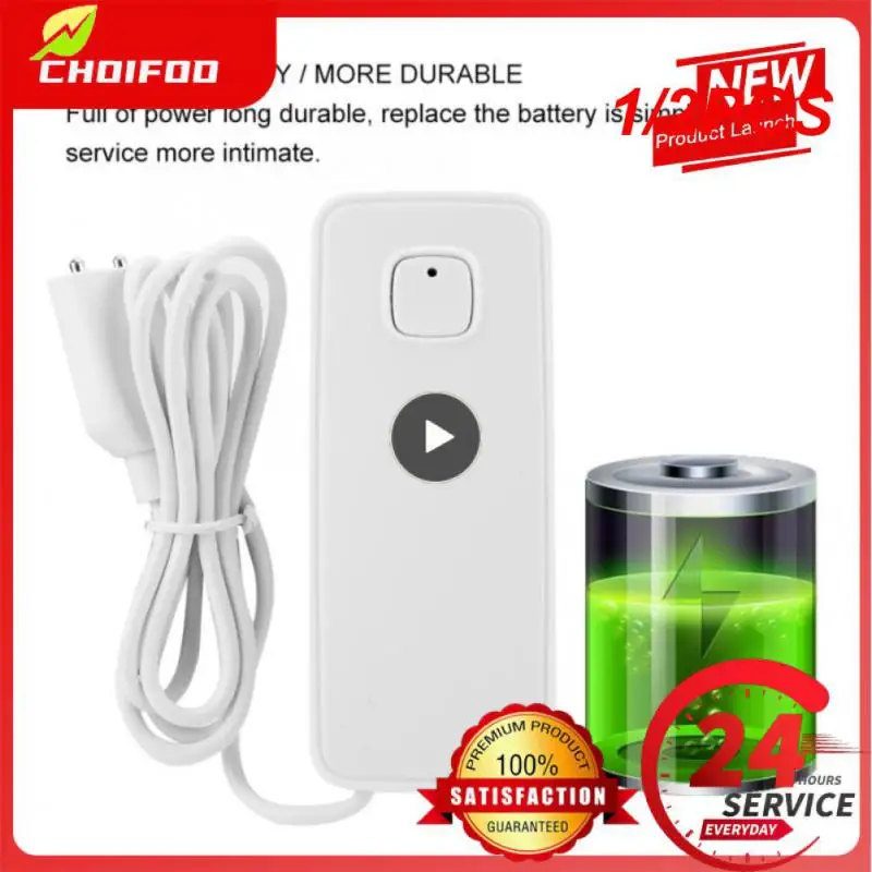 1/2PCS Tuya Smart Water Leakage Sensor Real Time 80db Alarm Flood Leak Alarm Smart Home Water Immersion Detector Wifi Wireless
1/2PCS Tuya Smart Water Leakage Sensor Real Time 80db Alarm Flood Leak Alarm Smart Home Water Immersion Detector Wifi Wireless