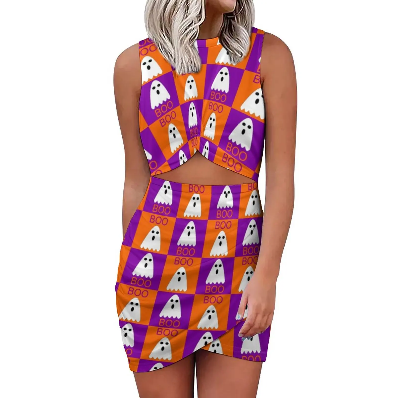 Halloween Print Mini Dress Hollow Out Boo Ghost Retro Dresses Spring Woman Street Wear Custom Bodycon Dress Large Size 5XL
Halloween Print Mini Dress Hollow Out Boo Ghost Retro Dresses Spring Woman Street Wear Custom Bodycon Dress Large Size 5XL
