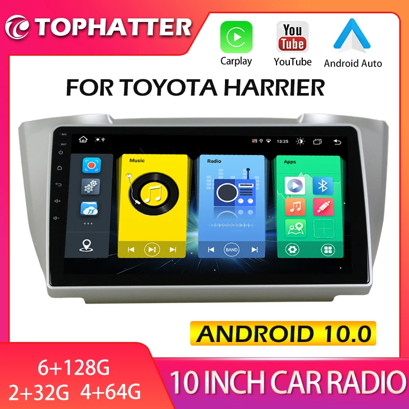 Android 10 2Din 9 inch Car Radio Navigation GPS Multimedia video Player For Harrier RX330 Car Stereo Receiver
Android 10 2Din 9 inch Car Radio Navigation GPS Multimedia video Player For Harrier RX330 Car Stereo Receiver