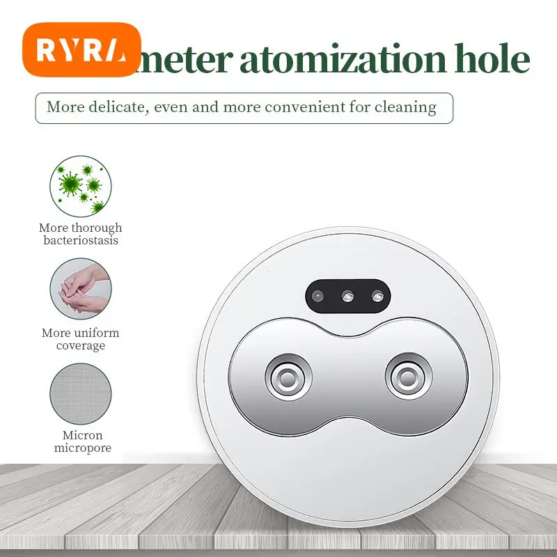 Alcohol Disinfector New Type Hand Washing Double Hole Automatic Induction Infrared Induction For Bathroom Nano Mist Sprayer
Alcohol Disinfector New Type Hand Washing Double Hole Automatic Induction Infrared Induction For Bathroom Nano Mist Sprayer