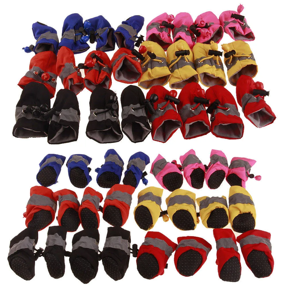 4Pcs Antiskid Puppy Pet Shoes Winter Waterproof Anti-Slip Rain Snow Boots Footwear Thick Warm For Cats Dogs Puppy Socks Booties
4Pcs Antiskid Puppy Pet Shoes Winter Waterproof Anti-Slip Rain Snow Boots Footwear Thick Warm For Cats Dogs Puppy Socks Booties