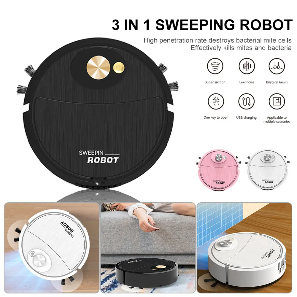 universal Intelligent Sweeping Robot Vacuum Cleaner Low Noise Floor Sweeper Rechargeable Automatic Home Vacuum Cleaner Tool
universal Intelligent Sweeping Robot Vacuum Cleaner Low Noise Floor Sweeper Rechargeable Automatic Home Vacuum Cleaner Tool
