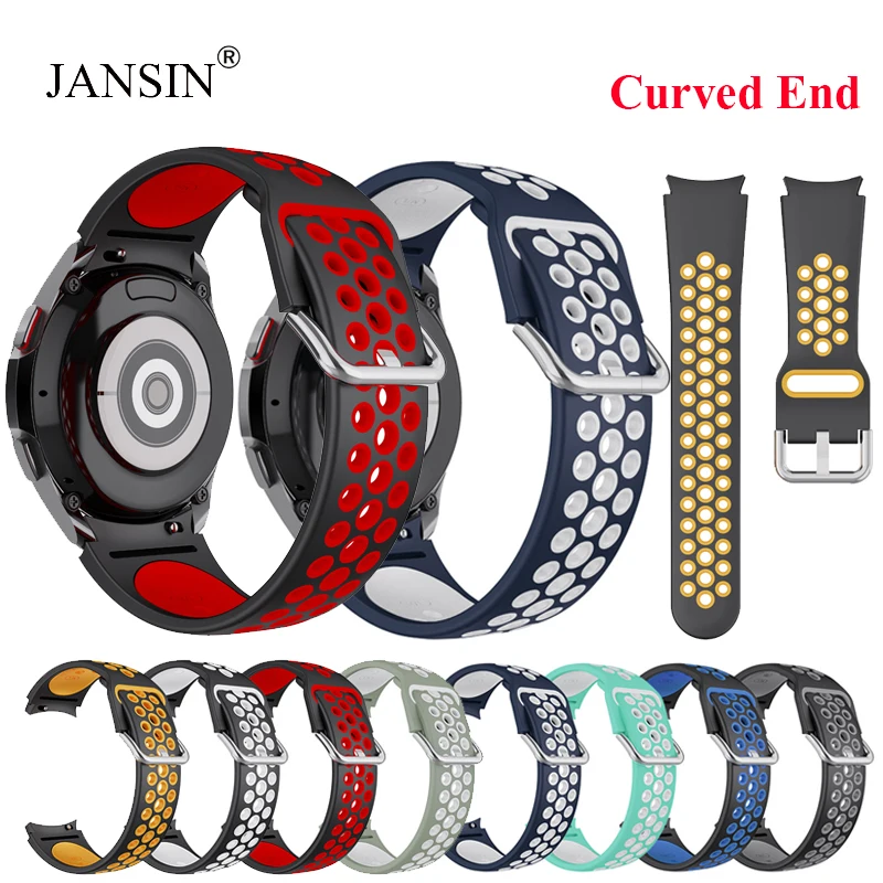 Sport Strap For Samsung Galaxy Watch 4 44mm 42mm Band Replacement Curved End Silicone Watchband Galaxy Watch Classic 46mm 42mm
Sport Strap For Samsung Galaxy Watch 4 44mm 42mm Band Replacement Curved End Silicone Watchband Galaxy Watch Classic 46mm 42mm
