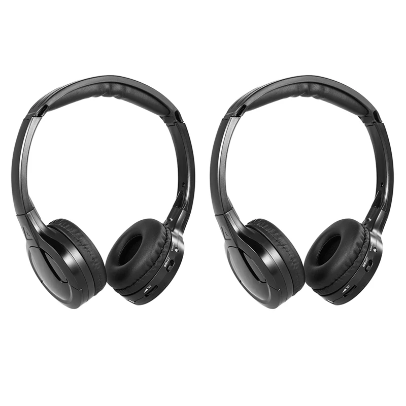 4Pack IR Wireless Headphones For Car DVD Player Headrest Video,On-Ear Infrared Headphones Headset Universal (Black)
4Pack IR Wireless Headphones For Car DVD Player Headrest Video,On-Ear Infrared Headphones Headset Universal (Black)