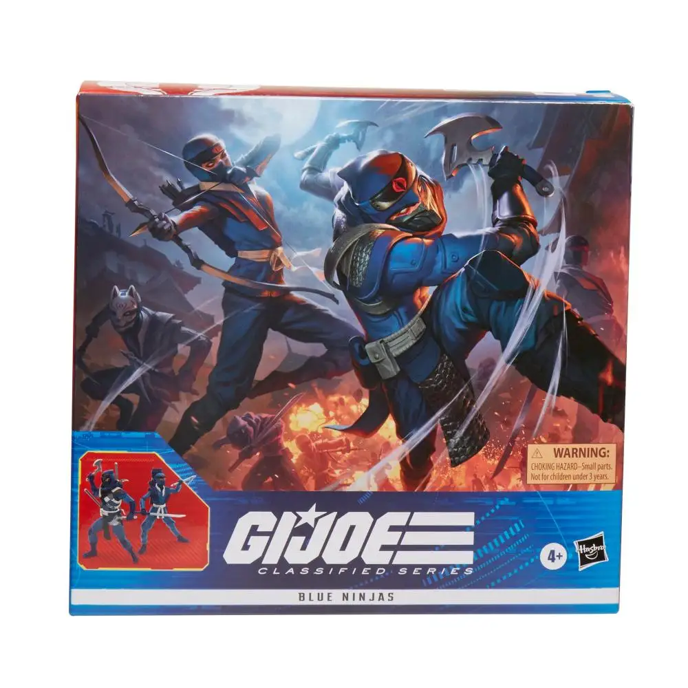 Original Hasbro Star Wars G.i. Joe Classified Series Blue Ninjas Action Figure 2 Pack 6-Inch Movable Doll Anime Collection Toy
Original Hasbro Star Wars G.i. Joe Classified Series Blue Ninjas Action Figure 2 Pack 6-Inch Movable Doll Anime Collection Toy