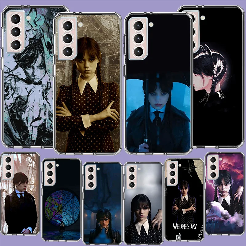 

Wednesday Addams Silicon Phone Case For Galaxy A14 Samsung A02S A12 A22 A32 A42 A52 A72 A13 A33 A53 A73 5G A03 A03S A23 A30S A50