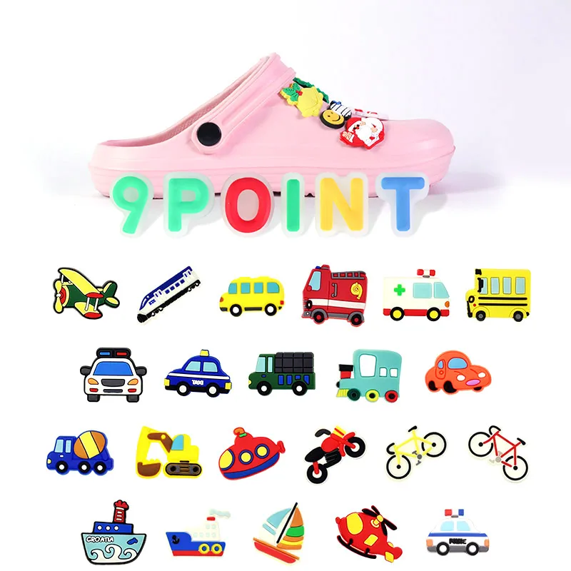 PVC Shoe Charms Cartoon Vehicle Shoe Accessories Boat DIY Shoe Decoration Shoe Buckles for Croc Sandals X-mas Gifts Jibz Buckle
PVC Shoe Charms Cartoon Vehicle Shoe Accessories Boat DIY Shoe Decoration Shoe Buckles for Croc Sandals X-mas Gifts Jibz Buckle