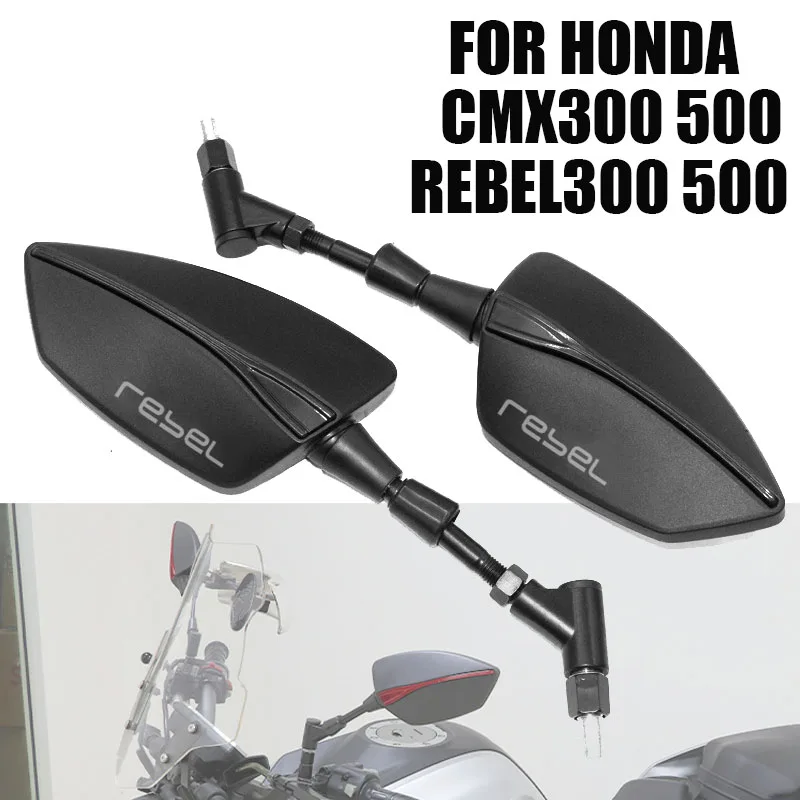 REBEL с логотипом для HONDA Rebel 300 Rebel 500 CMX300/500 высококачественный мотоциклетные боковые зеркала заднего вида Универсальный 8 мм 10 мм Винт
REBEL с логотипом для HONDA Rebel 300 Rebel 500 CMX300/500 высококачественный мотоциклетные боковые зеркала заднего вида Универсальный 8 мм 10 мм Винт