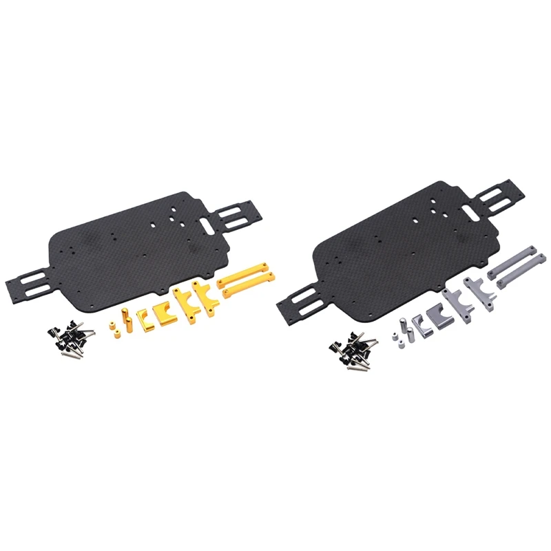 2 Set Upgrade Carbon Fiber Chassis Parts For Wltoys A959 A979 A959B A979B 1/18 RC Car Replacement, Yellow & Grey
2 Set Upgrade Carbon Fiber Chassis Parts For Wltoys A959 A979 A959B A979B 1/18 RC Car Replacement, Yellow & Grey