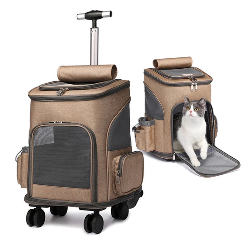 Pet Travel Trolley Bag Draw Bar Pet Stroller Travel Carrier Cat Backpack Cage Adjustable Detachable Expandable Carrying Backpack
Pet Travel Trolley Bag Draw Bar Pet Stroller Travel Carrier Cat Backpack Cage Adjustable Detachable Expandable Carrying Backpack
