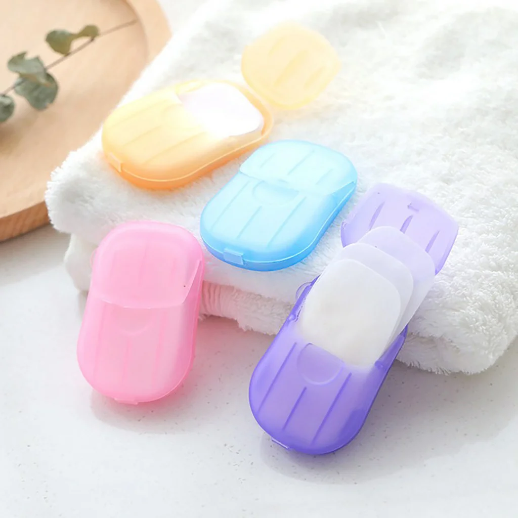 20pcs Portable Outdoor Travel Soap Paper Washing Hand Bath Clean Scented Slice Sheets Disposable Boxes Soap Mini Paper Soap
20pcs Portable Outdoor Travel Soap Paper Washing Hand Bath Clean Scented Slice Sheets Disposable Boxes Soap Mini Paper Soap