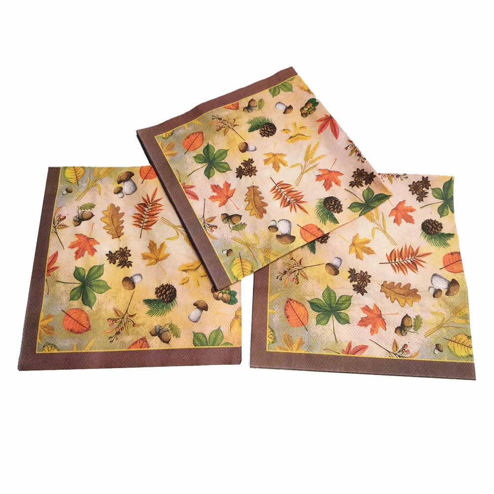 40pcs Napkin Unique Chic Creative Stylish Party Paper Napkin Thanks Giving Party Napkin Printed Napkin
40pcs Napkin Unique Chic Creative Stylish Party Paper Napkin Thanks Giving Party Napkin Printed Napkin