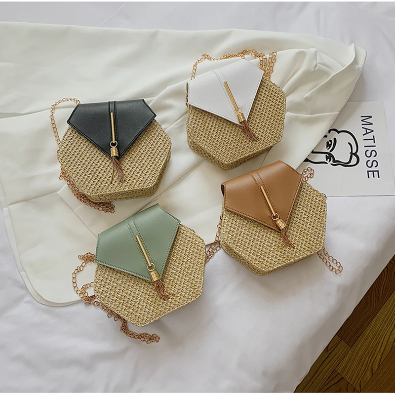 Summer Women Straw Handbags Beach Bohemia Bag Shoulder Bag Small Messenger Drawstring Straw Crossbody Bags Ladies
Summer Women Straw Handbags Beach Bohemia Bag Shoulder Bag Small Messenger Drawstring Straw Crossbody Bags Ladies