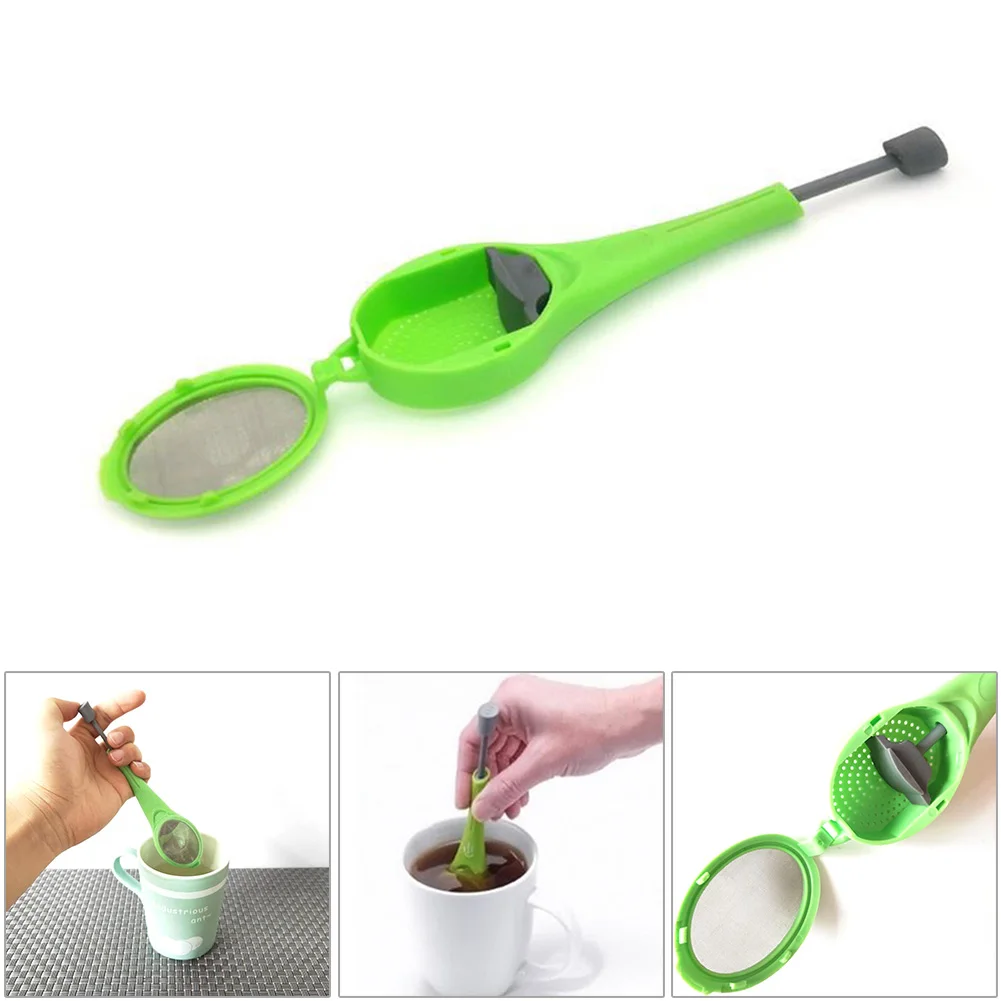 Reusable Tea Infuser Tea Strainer Healthy Food Grade Flavor Plastic Tea Stir Press Gadget Plastic Tea Coffee Strainer
Reusable Tea Infuser Tea Strainer Healthy Food Grade Flavor Plastic Tea Stir Press Gadget Plastic Tea Coffee Strainer