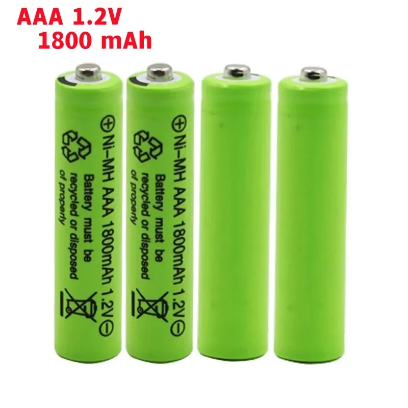 

Free Shipping100% Neue Original AAA 1800 MAh 1,2 V Qualität Akku Ni-Mh 3A