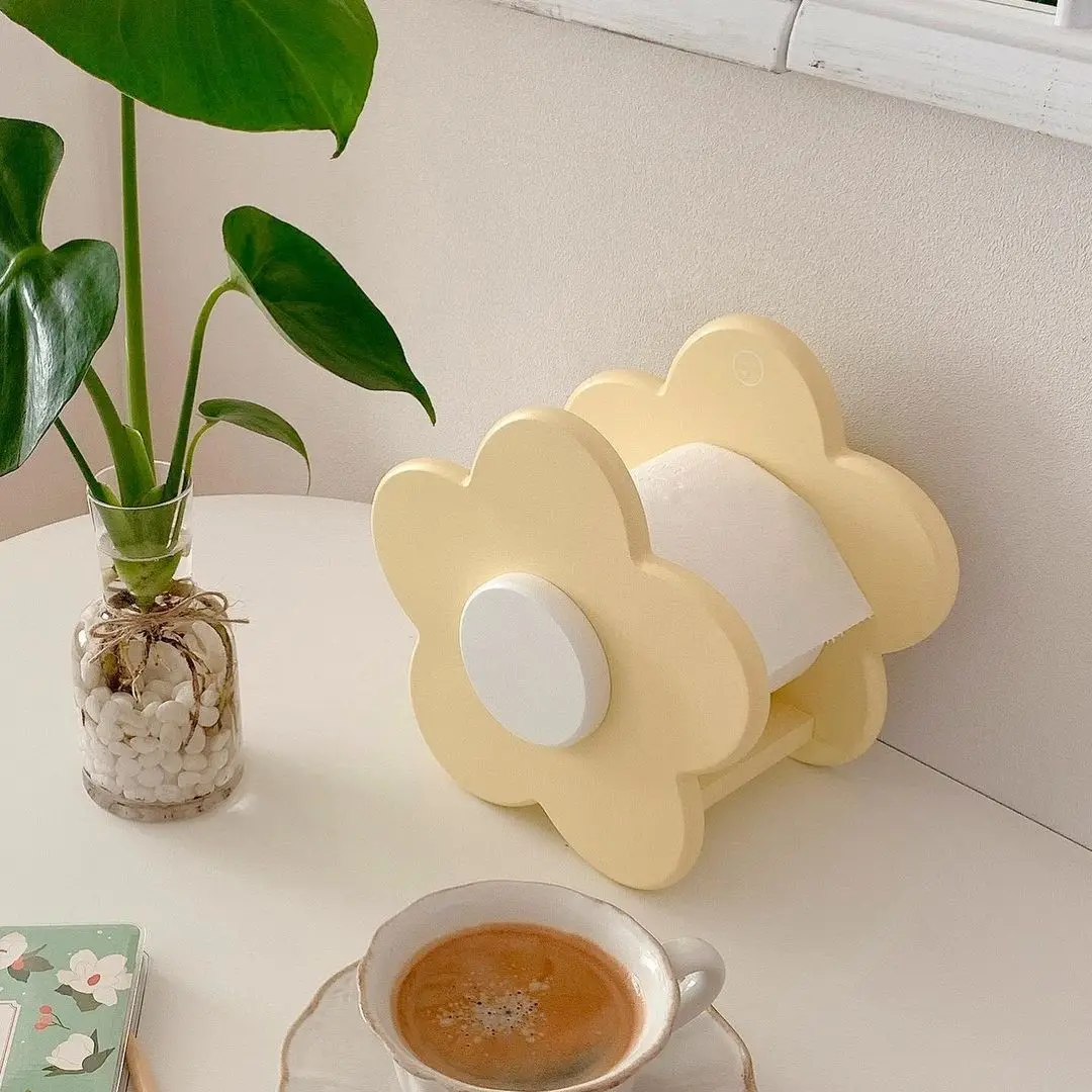 Korea petal tissue holder solid wood decoration roll paper holder decoration creative home
Korea petal tissue holder solid wood decoration roll paper holder decoration creative home
