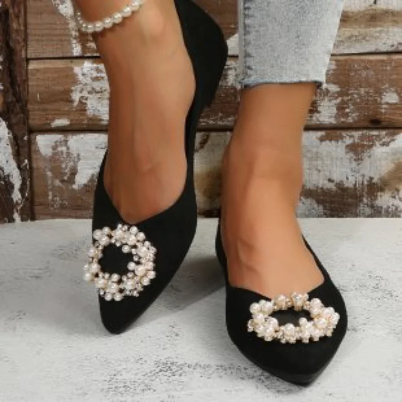Ladies Flat Shoes Single Shoes 2023 New Fashion Solid Color Suede Pointed Toe Office Ladies Casual Shoes Female Zapatillas Mujer
Ladies Flat Shoes Single Shoes 2023 New Fashion Solid Color Suede Pointed Toe Office Ladies Casual Shoes Female Zapatillas Mujer