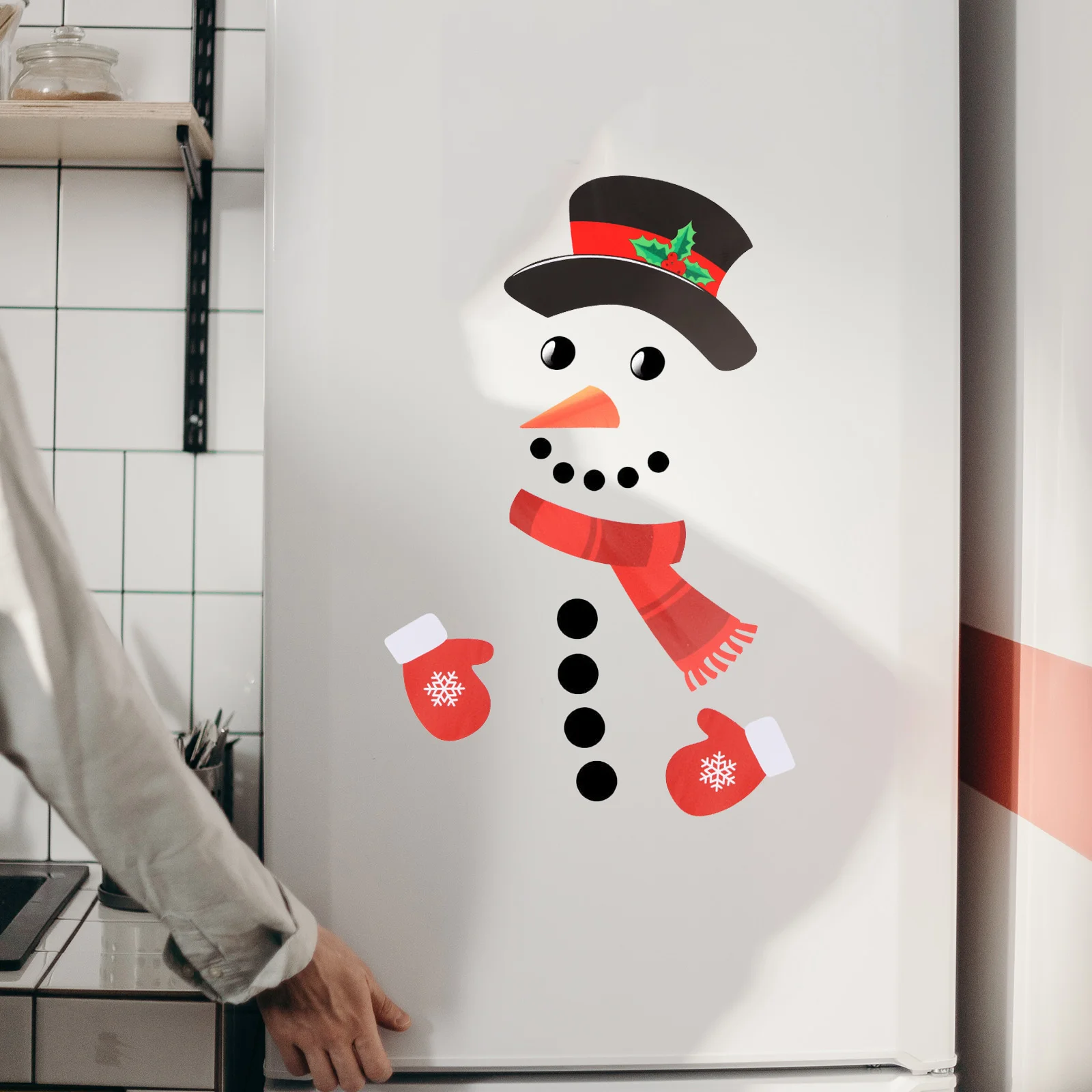 Christmas Sticker Snowman Decal Door Refrigerator Decorations Garage Decoration Window Cartoon Adhesive Self Fridge Decorative
Christmas Sticker Snowman Decal Door Refrigerator Decorations Garage Decoration Window Cartoon Adhesive Self Fridge Decorative