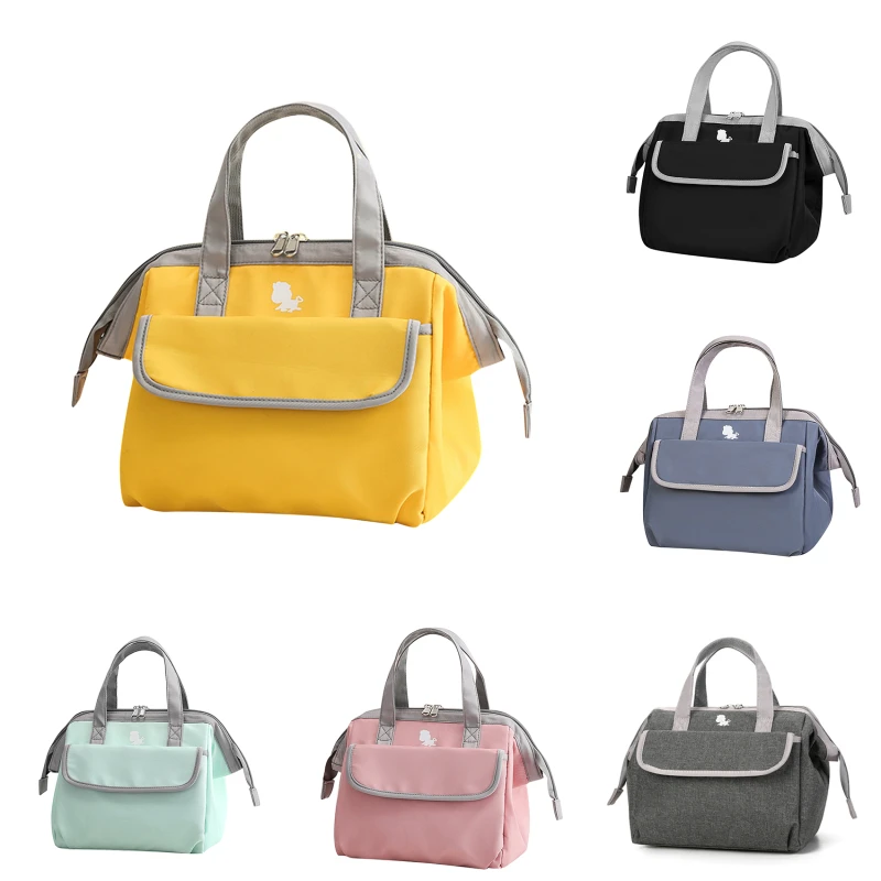 DoublePocket Lunch Bag LargeCapacity Students Go To Work With Meals Thick Aluminum Foil Portable Insulated Box
DoublePocket Lunch Bag LargeCapacity Students Go To Work With Meals Thick Aluminum Foil Portable Insulated Box