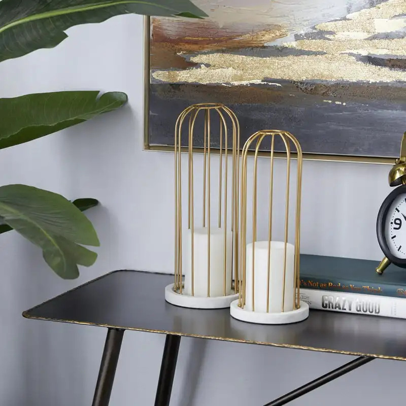 11", 12"H Contemporary Candlestick, Gold, 2 - Pieces
11", 12"H Contemporary Candlestick, Gold, 2 - Pieces