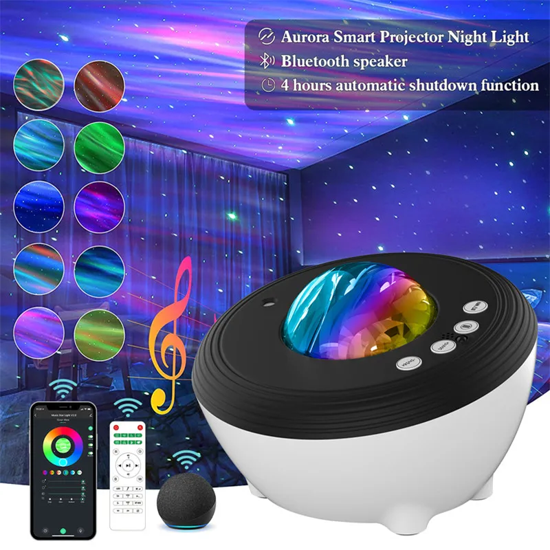 Умный светодиодный ночник с Wi-Fi, проектор Aurora Galaxy, декор для комнаты, вращающаяся проекционная лампа со звездным небом, музыкальный плеер с ...
Умный светодиодный ночник с Wi-Fi, проектор Aurora Galaxy, декор для комнаты, вращающаяся проекционная лампа со звездным небом, музыкальный плеер с ...