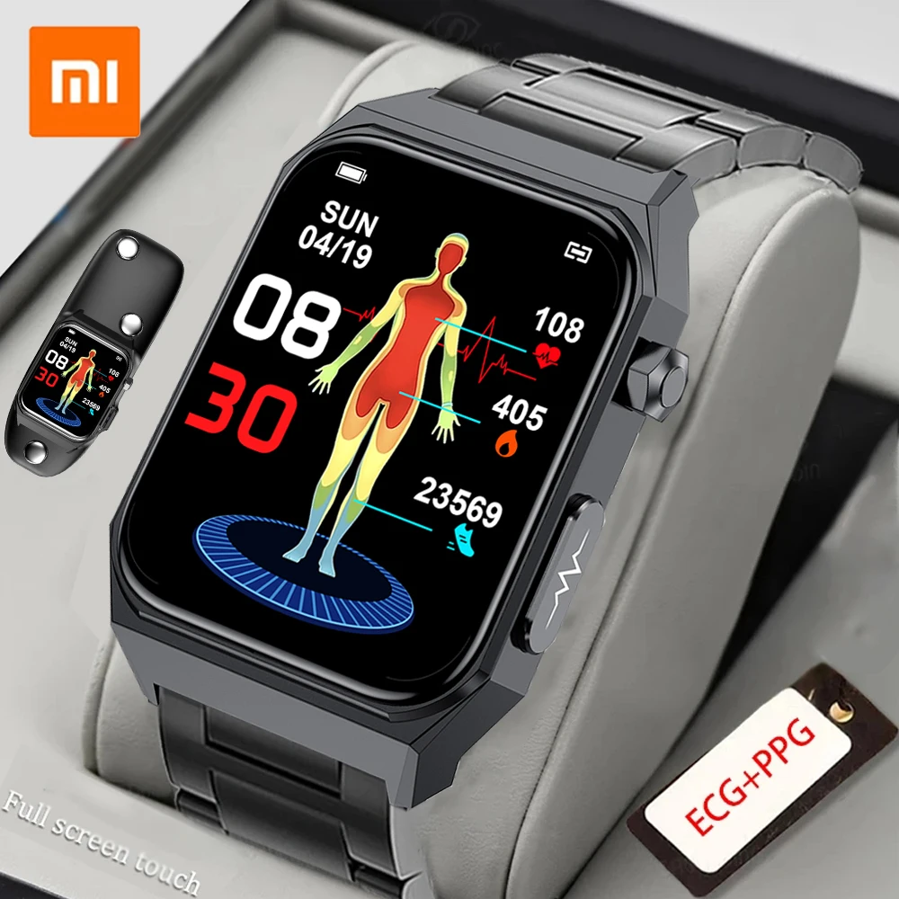 Xiaomi Blood Glucose Smart Watch Men ECG+PPG Heart Rate Sports Automatic Infrared Blood Pressure/Sugar Health Smartwatches
Xiaomi Blood Glucose Smart Watch Men ECG+PPG Heart Rate Sports Automatic Infrared Blood Pressure/Sugar Health Smartwatches