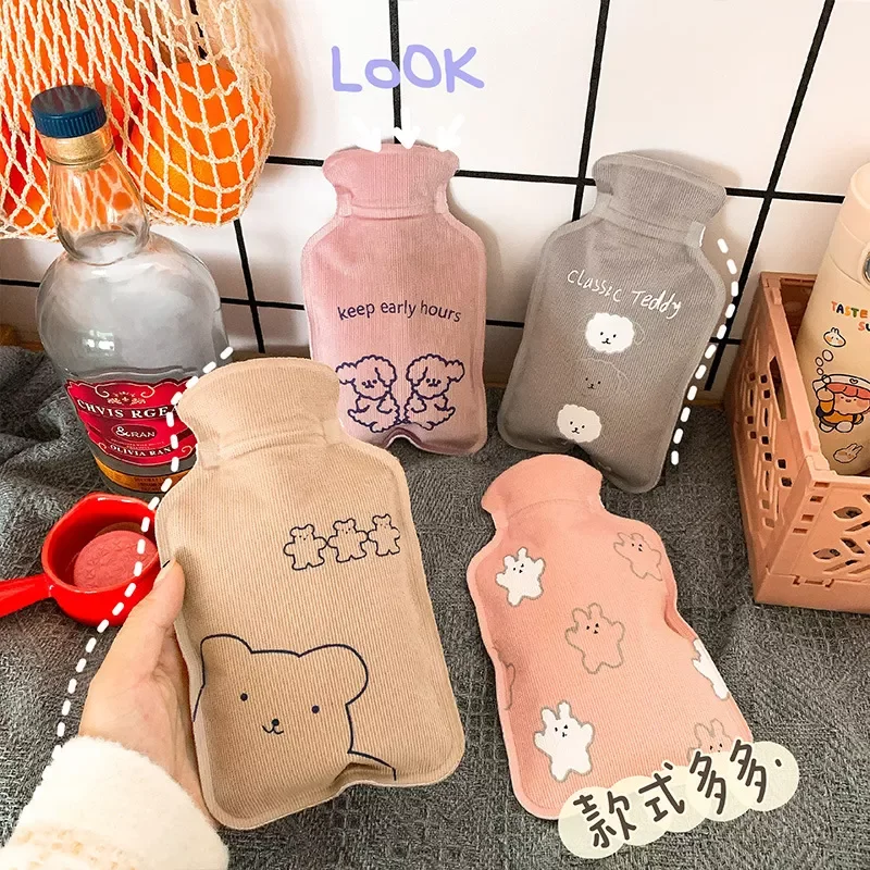Keep Warm Cute PVC Stress Pain Relief Therapy Hot Water Bottle Bag with Knitted Soft Cozy Cover Heat Reusable Hand Warmer
Keep Warm Cute PVC Stress Pain Relief Therapy Hot Water Bottle Bag with Knitted Soft Cozy Cover Heat Reusable Hand Warmer