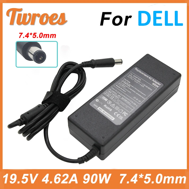 Laptop AC Adapter DC Charger 19.5V 4.62A 90W For DELL E4300 E4310 E5400 E5410 E5420 E5500 1420 1501 1521 1525 D400 Inspiron 14R
Laptop AC Adapter DC Charger 19.5V 4.62A 90W For DELL E4300 E4310 E5400 E5410 E5420 E5500 1420 1501 1521 1525 D400 Inspiron 14R
